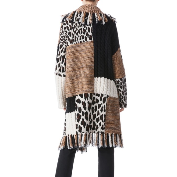 alice + olivia Griselda Patchwork Sweater - Picture 4 of 13